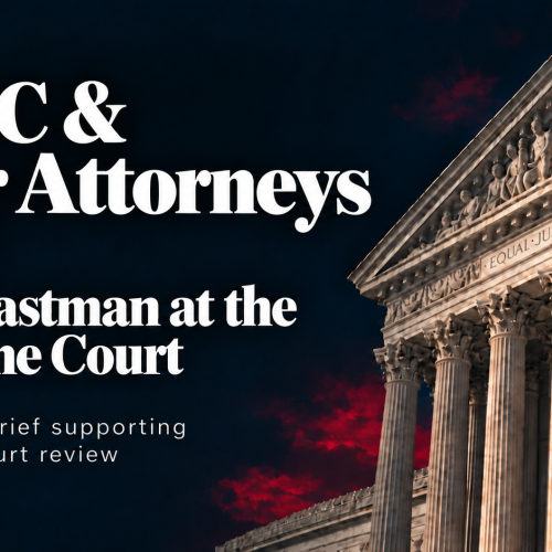 NLPC and Four Attorneys brief — John Eastman at the Supreme Court, No. 26-336.